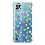 PrintiFy Realme C21 Uyumlu Water Color 6 Baskılı Şeffaf Köşe Korumalı Antişok Kılıf