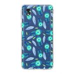 PrintiFy Samsung Galaxy A01 Core ile Uyumlu Nazar Boncuğu 3 Kamera Korumalı Şeffaf Silikon Kılıf