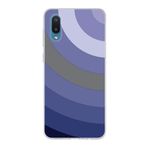 PrintiFy Samsung Galaxy A02 ile Uyumlu Kapak Renk Cümbüşü D Lila Tasarımlı 1mm Fit Şeffaf Silikon Kılıf