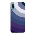 PrintiFy Samsung Galaxy A02 ile Uyumlu Kapak Renk Cümbüşü E Mavi Tasarımlı 1mm Fit Şeffaf Silikon Kılıf