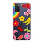 PrintiFy Samsung Galaxy A02s ile Uyumlu 1mm Slim Fit Water Color 5 Baskılı Şeffaf Kılıf