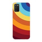 PrintiFy Samsung Galaxy A02s ile Uyumlu Kapak Renk Cümbüşü A Kırmızı Tasarımlı 1mm Fit Şeffaf Silikon Kılıf