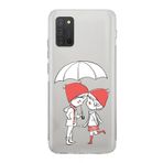 PrintiFy Samsung Galaxy A02s Kamera Korumalı Kapak Aşk Tasarımlı Şeffaf Kılıf