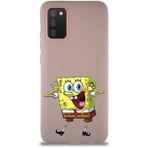 Printify Samsung Galaxy A02s Soft Premier Kapak Sünger Bob Tasarımlı Silikon Cep Telefonu Kılıfı
