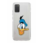 PrintiFy Samsung Galaxy A02s Uyumlu Kamera Korumalı Kapak Donald Duck A Tasarımlı Şeffaf Kılıf