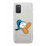 PrintiFy Samsung Galaxy A02s Uyumlu Kamera Korumalı Kapak Donald Duck E Tasarımlı Şeffaf Kılıf