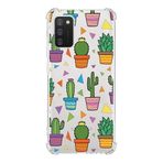PrintiFy Samsung Galaxy A02s Uyumlu Water Color 4 Baskılı Şeffaf Köşe Korumalı Antişok Kılıf