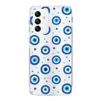 PrintiFy Samsung Galaxy A04s ile Uyumlu 1mm Slim Fit Nazar Boncuğu 1 Baskılı Şeffaf Kılıf