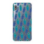 PrintiFy Samsung Galaxy A10 ile Uyumlu 1mm Slim Fit Nazar Boncuğu 4 Baskılı Şeffaf Kılıf