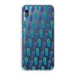 PrintiFy Samsung Galaxy A10 ile Uyumlu Nazar Boncuğu 4 Baskılı Kamera Korumalı Şeffaf Silikon Kılıf