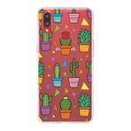 PrintiFy Samsung Galaxy A10s ile Uyumlu 1mm Slim Fit Water Color 4 Baskılı Şeffaf Kılıf