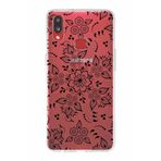 PrintiFy Samsung Galaxy A10s ile Uyumlu Kapak Nostalji Desen - B Tasarımlı 1mm Fit Şeffaf Silikon Kılıf