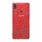 PrintiFy Samsung Galaxy A10s ile Uyumlu Kapak Nostalji Desen - E Tasarımlı 1mm Fit Şeffaf Silikon Kılıf