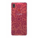 PrintiFy Samsung Galaxy A10s ile Uyumlu Kapak Nostalji Desen - F Tasarımlı 1mm Fit Şeffaf Silikon Kılıf