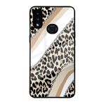 PrintiFy Samsung Galaxy A10s ile Uyumlu Silikon Arkası Cam Kapak Animal Pattern Tasarımlı Cam Kılıf