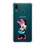 PrintiFy Samsung Galaxy A10s Uyumlu Köşe Korumalı Antişok Kapak Minnie Mouse Tasarımlı Şeffaf Kılıf