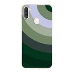 PrintiFy Samsung Galaxy A11 ile Uyumlu Kapak Renk Cümbüşü C Haki Tasarımlı 1mm Fit Şeffaf Silikon Kılıf