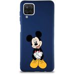 Printify Samsung Galaxy A12 Soft Premier Kapak Mickey Mouse-A Tasarımlı Silikon Cep Telefonu Kılıfı