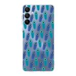 PrintiFy Samsung Galaxy A15 ile Uyumlu Nazar Boncuğu 4 Baskılı Kamera Korumalı Şeffaf Silikon Kılıf