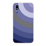 PrintiFy Samsung Galaxy A2 Core ile Uyumlu Kapak Renk Cümbüşü D Lila Tasarımlı 1mm Fit Şeffaf Silikon Kılıf