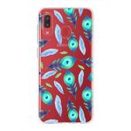 PrintiFy Samsung Galaxy A20 ile Uyumlu 1mm Slim Fit Nazar Boncuğu 3 Baskılı Şeffaf Kılıf