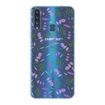 PrintiFy Samsung Galaxy A20s ile Uyumlu 1mm Slim Fit Water Color 3 Baskılı Şeffaf Kılıf