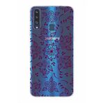PrintiFy Samsung Galaxy A20S ile Uyumlu Kapak Nostalji Desen - F Tasarımlı 1mm Fit Şeffaf Silikon Kılıf
