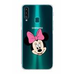PrintiFy Samsung Galaxy A20s Uyumlu Kamera Korumalı Kapak Minnie Mouse C Tasarımlı Şeffaf Kılıf