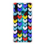 PrintiFy Samsung Galaxy A20S Uyumlu Water Color 1 Baskılı Şeffaf Köşe Korumalı Antişok Kılıf