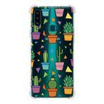 PrintiFy Samsung Galaxy A20S Uyumlu Water Color 4 Baskılı Şeffaf Köşe Korumalı Antişok Kılıf