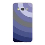 PrintiFy Samsung Galaxy A3 ile Uyumlu Kapak Renk Cümbüşü D Lila Tasarımlı 1mm Fit Şeffaf Silikon Kılıf
