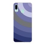 PrintiFy Samsung Galaxy A30 ile Uyumlu Kapak Renk Cümbüşü D Lila Tasarımlı 1mm Fit Şeffaf Silikon Kılıf