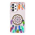 PrintiFy Samsung Galaxy A33 ile Uyumlu 1mm Slim Fit Nazar Boncuğu 6 Baskılı Şeffaf Kılıf