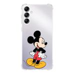 PrintiFy Samsung Galaxy A35 Uyumlu Köşe Korumalı Antişok Kapak Mickey Mouse Tasarımlı Şeffaf Silikon Kılıf