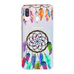PrintiFy Samsung Galaxy A40 ile Uyumlu 1mm Slim Fit Nazar Boncuğu 6 Baskılı Şeffaf Kılıf