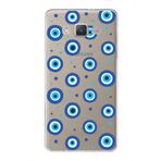 PrintiFy Samsung Galaxy A5 2015 ile Uyumlu 1mm Slim Fit Nazar Boncuğu 1 Baskılı Şeffaf Kılıf