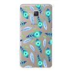 PrintiFy Samsung Galaxy A5 2015 ile Uyumlu 1mm Slim Fit Nazar Boncuğu 3 Baskılı Şeffaf Kılıf