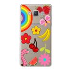 PrintiFy Samsung Galaxy A5 2015 ile Uyumlu 1mm Slim Fit Water Color 5 Baskılı Şeffaf Kılıf