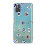 PrintiFy Samsung Galaxy A51 ile Uyumlu Nazar Boncuğu 5 Kamera Korumalı Şeffaf Silikon Kılıf
