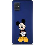 Printify Samsung Galaxy A51 Soft Premier Kapak Mickey Mouse-A Tasarımlı Silikon Cep Telefonu Kılıfı