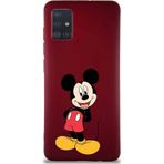 Printify Samsung Galaxy A51 Soft Premier Kapak Mickey Mouse-B Tasarımlı Silikon Cep Telefonu Kılıfı