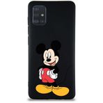 Printify Samsung Galaxy A51 Soft Premier Kapak Mickey Mouse-E Tasarımlı Silikon Cep Telefonu Kılıfı