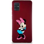 Printify Samsung Galaxy A51 Soft Premier Kapak Minnie Mouse-D Tasarımlı Silikon Cep Telefonu Kılıfı