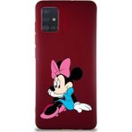 Printify Samsung Galaxy A51 Soft Premier Kapak Minnie Mouse-E Tasarımlı Silikon Cep Telefonu Kılıfı