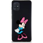 Printify Samsung Galaxy A51 Soft Premier Kapak Minnie Mouse-F Tasarımlı Silikon Cep Telefonu Kılıfı