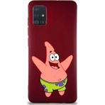 Printify Samsung Galaxy A51 Soft Premier Kapak Patrick Yıldız Tasarımlı Silikon Cep Telefonu Kılıf