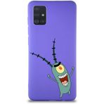 Printify Samsung Galaxy A51 Soft Premier Kapak Plankton Tasarımlı Silikon Cep Telefonu Kılıf