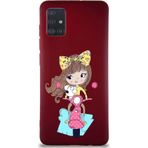 Printify Samsung Galaxy A51 Soft Premier Kapak Vespagirl Tasarımlı Silikon Cep Telefonu Kılıf
