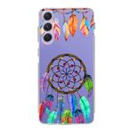 PrintiFy Samsung Galaxy A54 ile Uyumlu 1mm Slim Fit Nazar Boncuğu 6 Baskılı Şeffaf Kılıf
