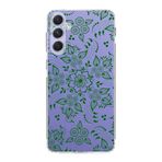 PrintiFy Samsung Galaxy A54 ile Uyumlu Kapak Nostalji Desen - A Tasarımlı 1mm Fit Şeffaf Silikon Kılıf